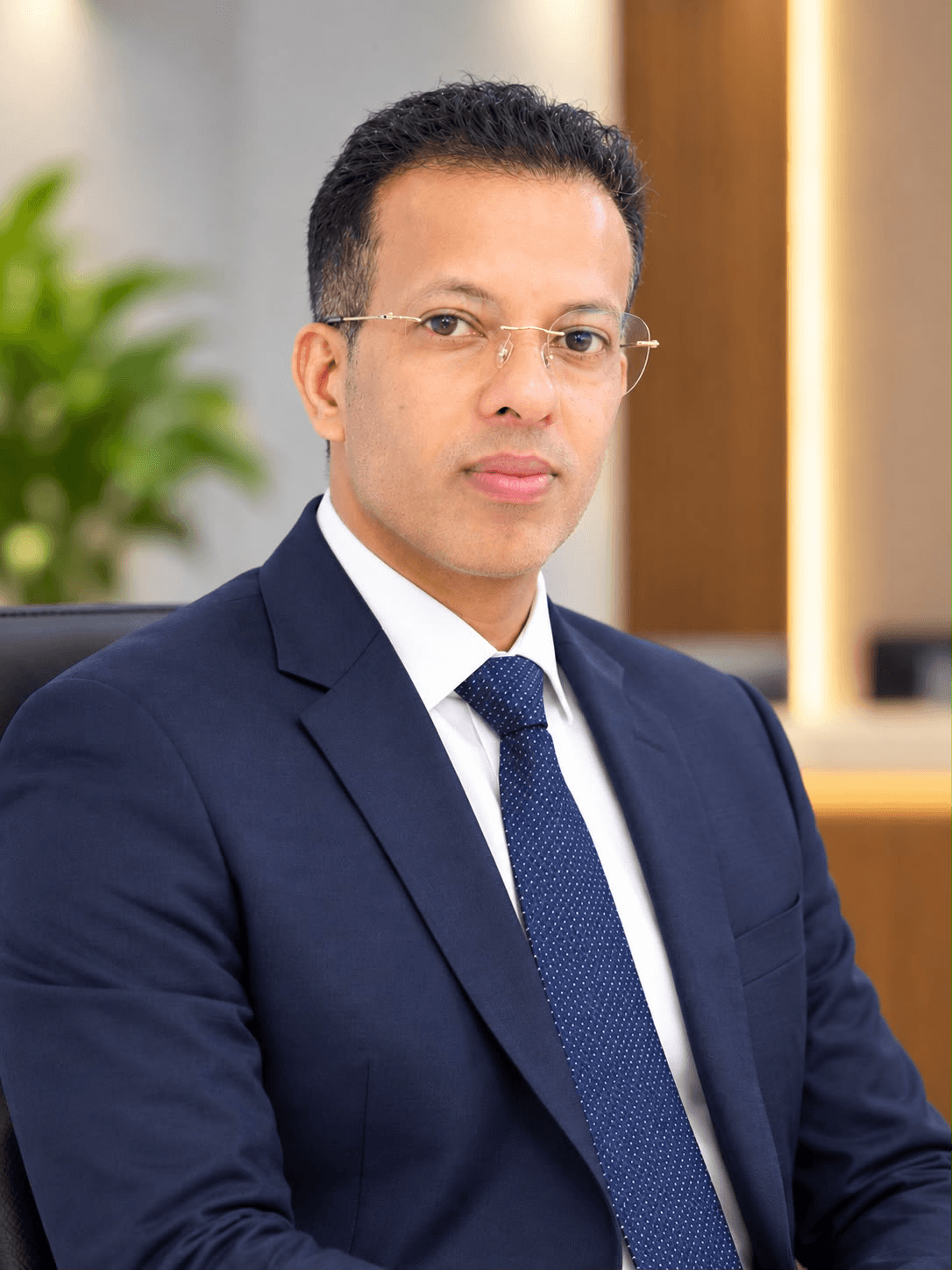 Portrait of Habeeb Madathil, Managing Director of Smile Hypermarket