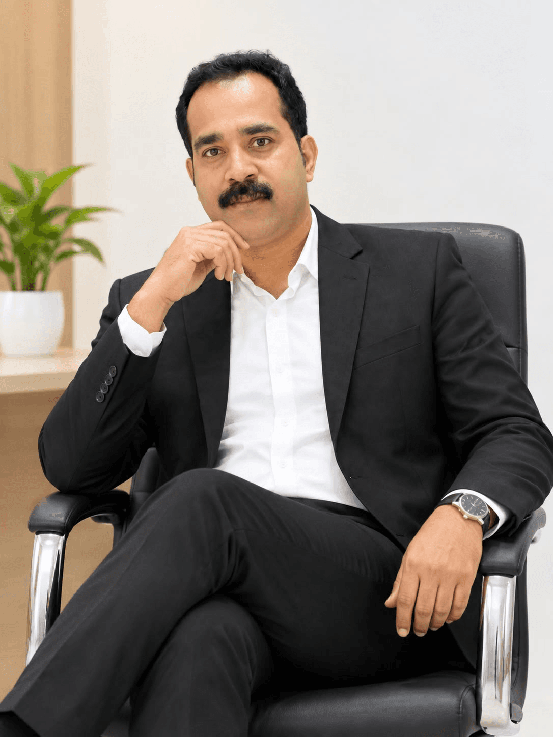 Portrait of Naseem Kamal, Executive Director of Smile Hypermarket